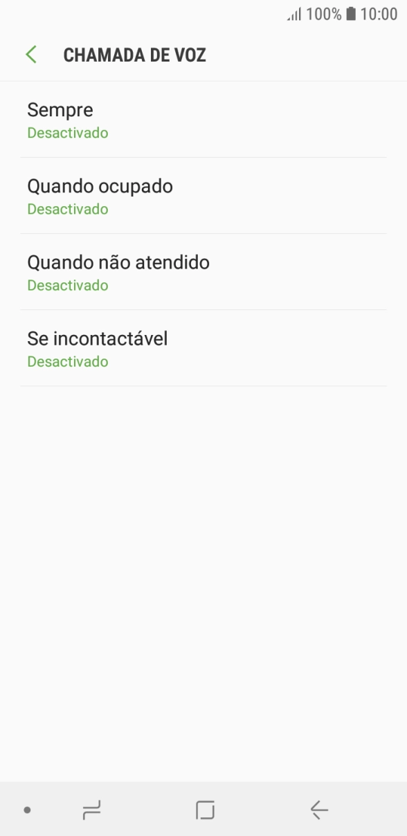 Prima a tecla de início para terminar e voltar ao ecrã inicial.
