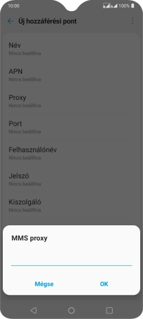 Írd be azt, hogy 80.244.097.002, és válaszd az OK lehetőséget.