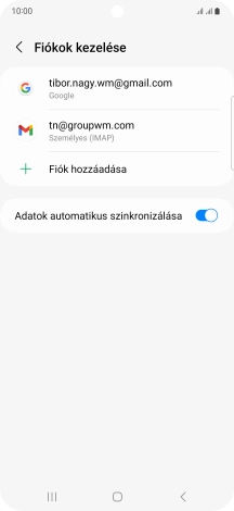 A befejezéshez, és ahhoz, hogy visszatérhess a főképernyőhöz, nyomd meg a főgombot.