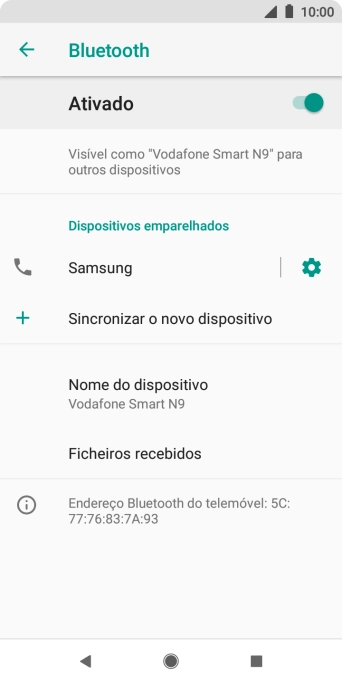 Prima a tecla de início para terminar e voltar ao ecrã inicial.
