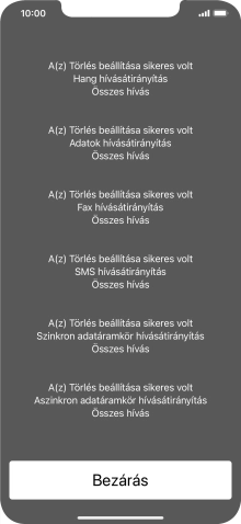 Válaszd a Bezárás lehetőséget.