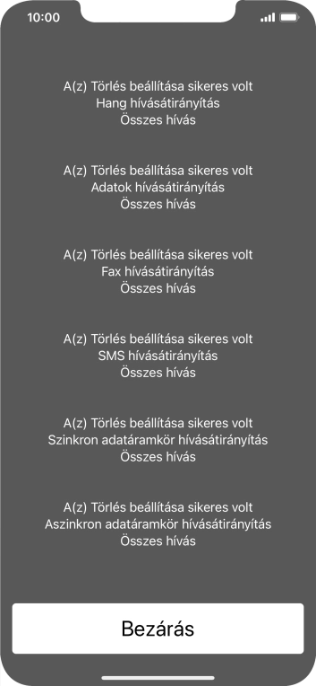 Válaszd a Bezárás lehetőséget.
