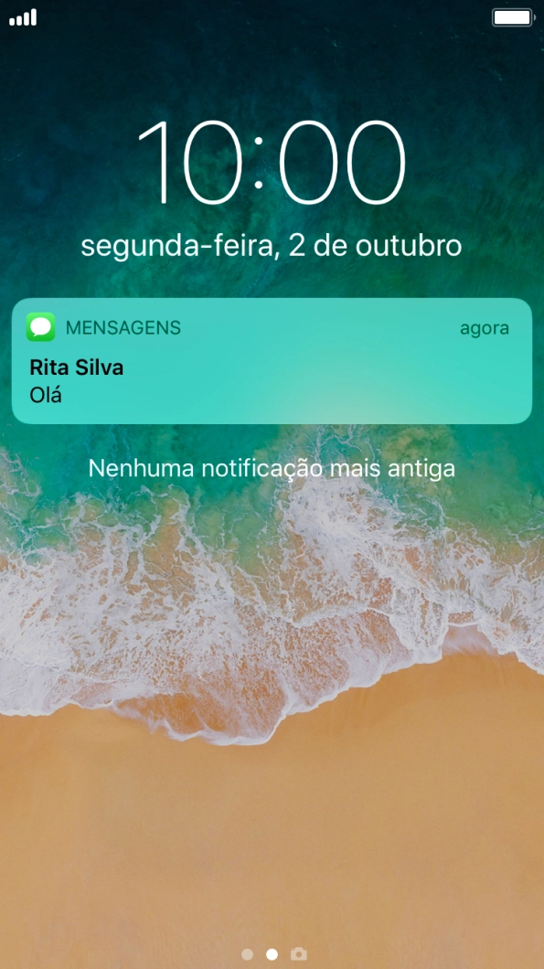 Prima a notificação pretendida e siga as indicações no ecrã para utilizar a função escolhida.