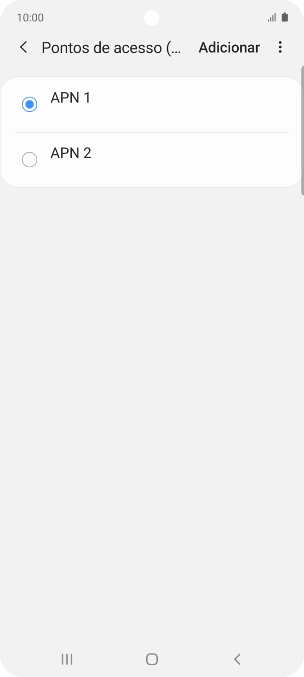 Prima o campo junto à ligação de dados para a ativar.