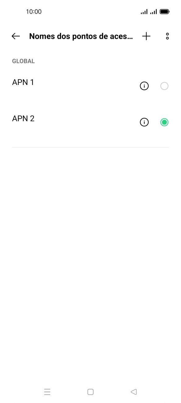 Prima a tecla de início para terminar e voltar ao ecrã inicial.