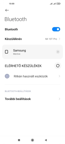 A befejezéshez, és ahhoz, hogy visszatérhess a főképernyőhöz, nyomd meg a főgombot.