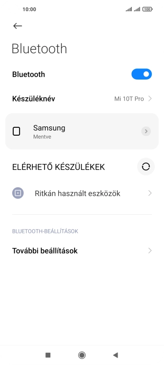 A befejezéshez, és ahhoz, hogy visszatérhess a főképernyőhöz, nyomd meg a főgombot.
