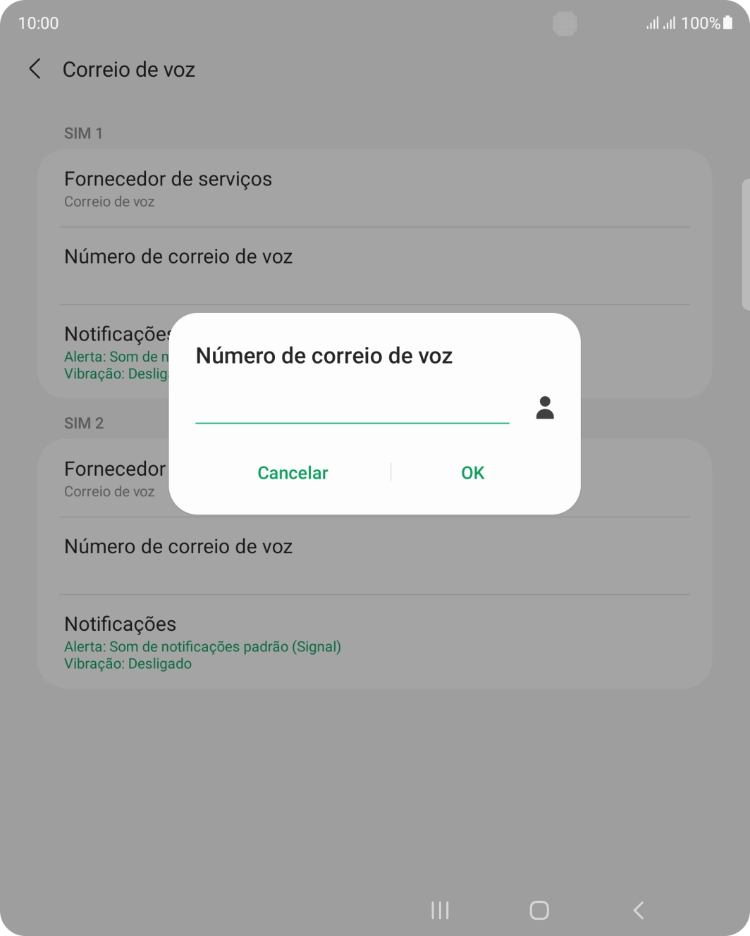 Introduza 123 e prima OK.
