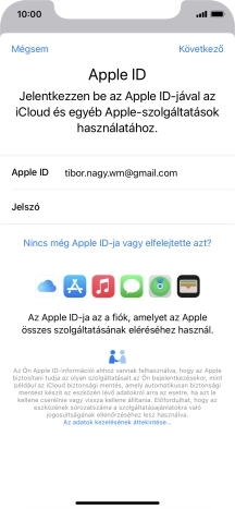 Válaszd a Következő lehetőséget.