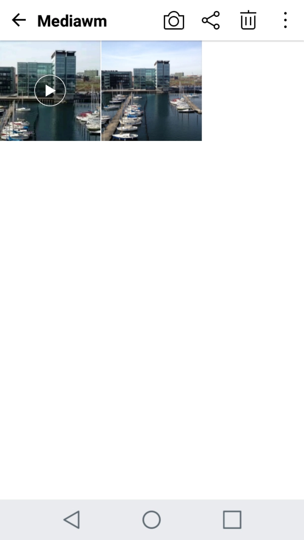 Prima a imagem ou clipe de vídeo pretendido.