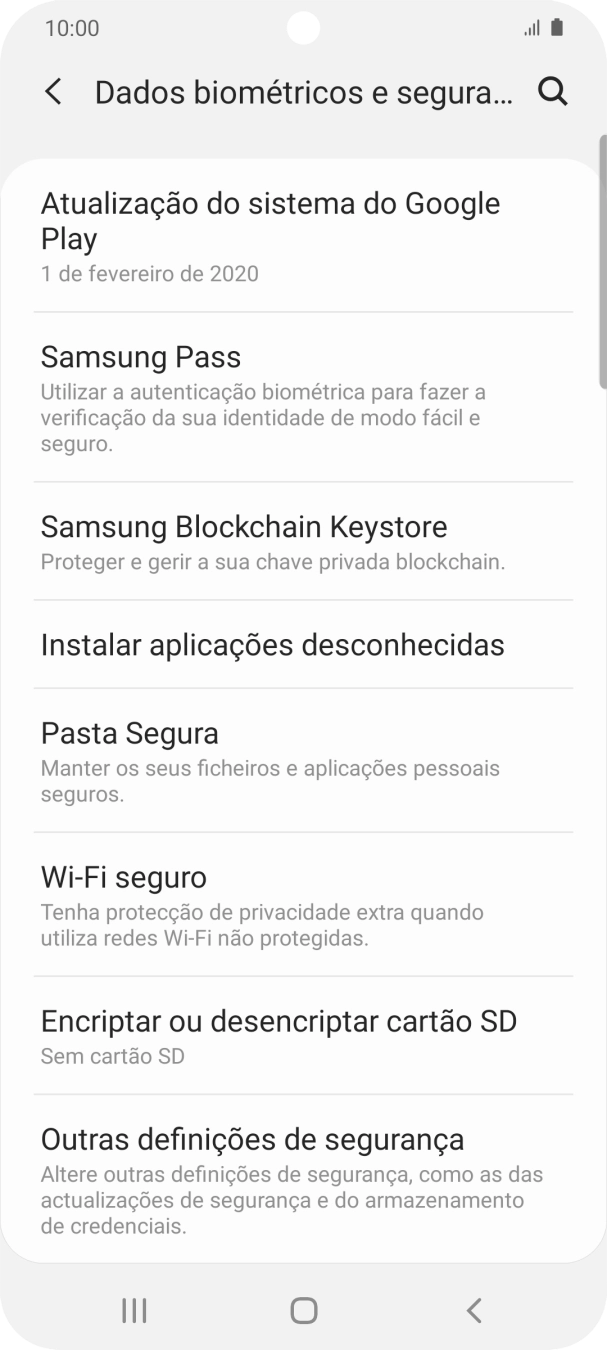 Prima Outras definições de segurança.