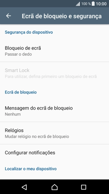 Prima Bloqueio de ecrã.