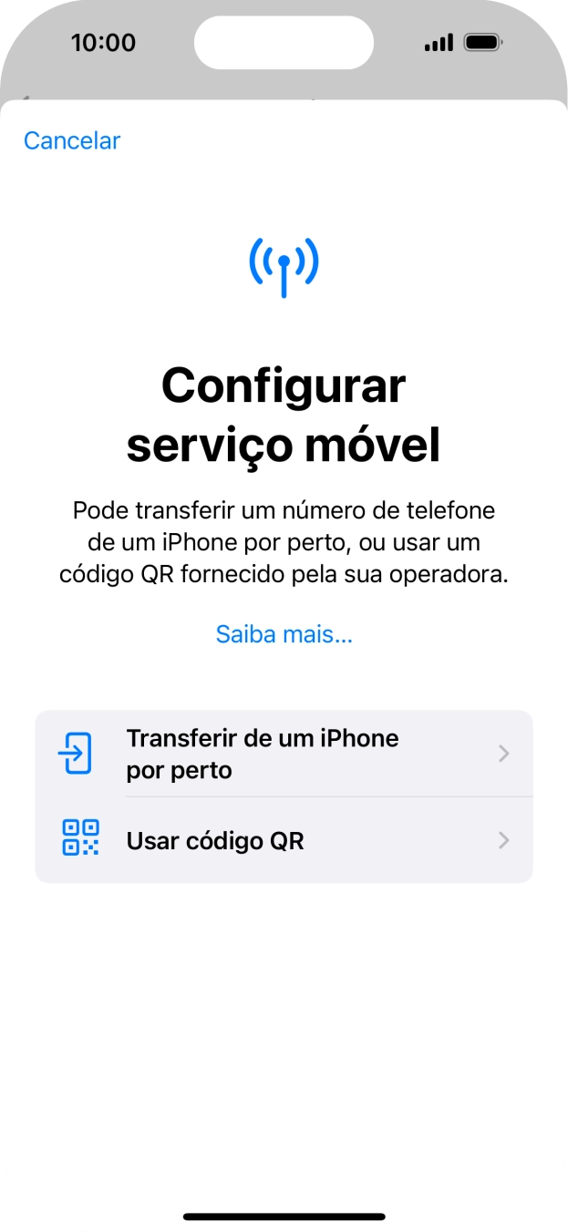 Prima Usar código QR.