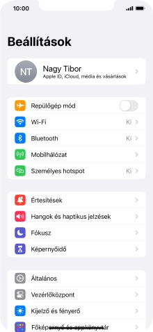 Válaszd a Mobihálózat lehetőséget.