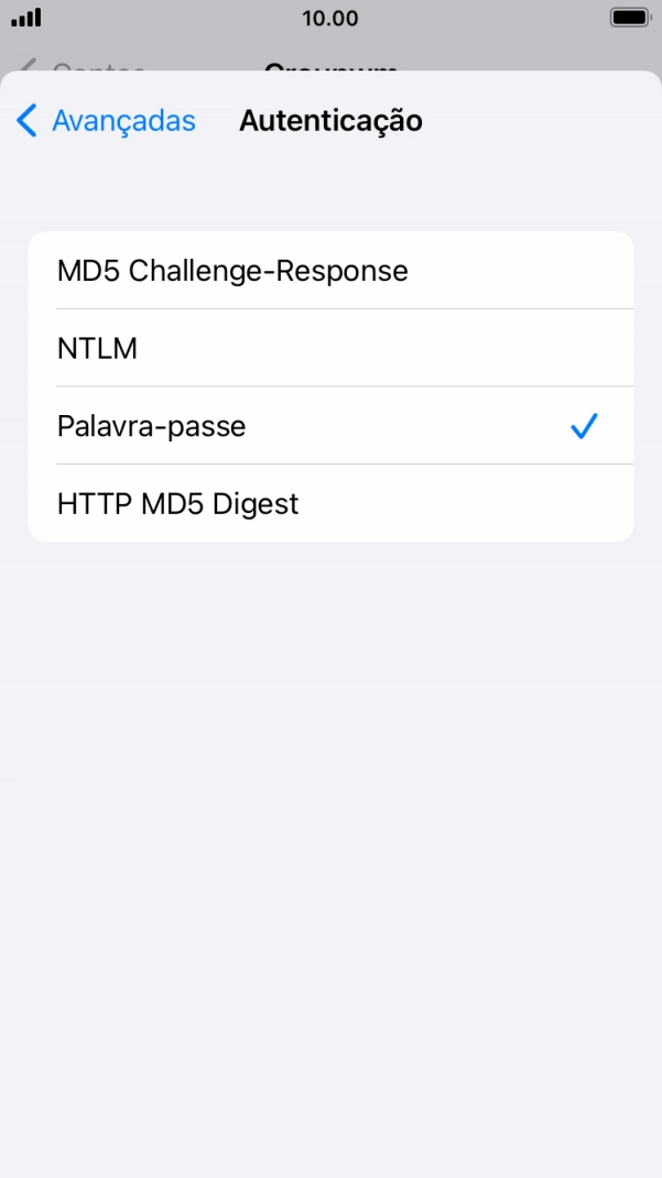 Prima Palavra-passe.