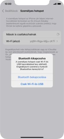 Amennyiben ki van kapcsolva a Wi-Fi, válaszd a Csak Wi-Fi és USB lehetőséget.