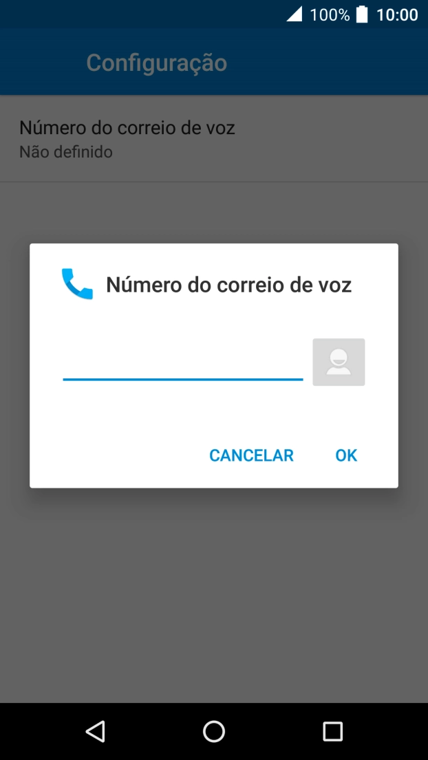 Introduza 123 e prima OK.