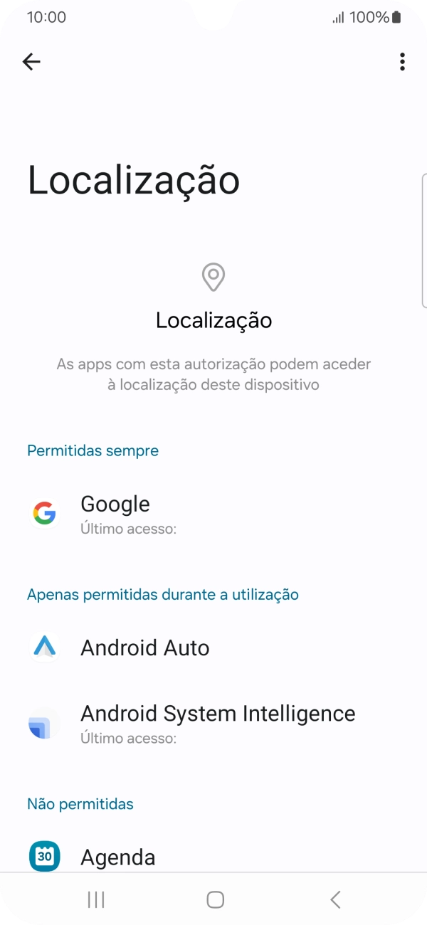 Prima a app pretendida.