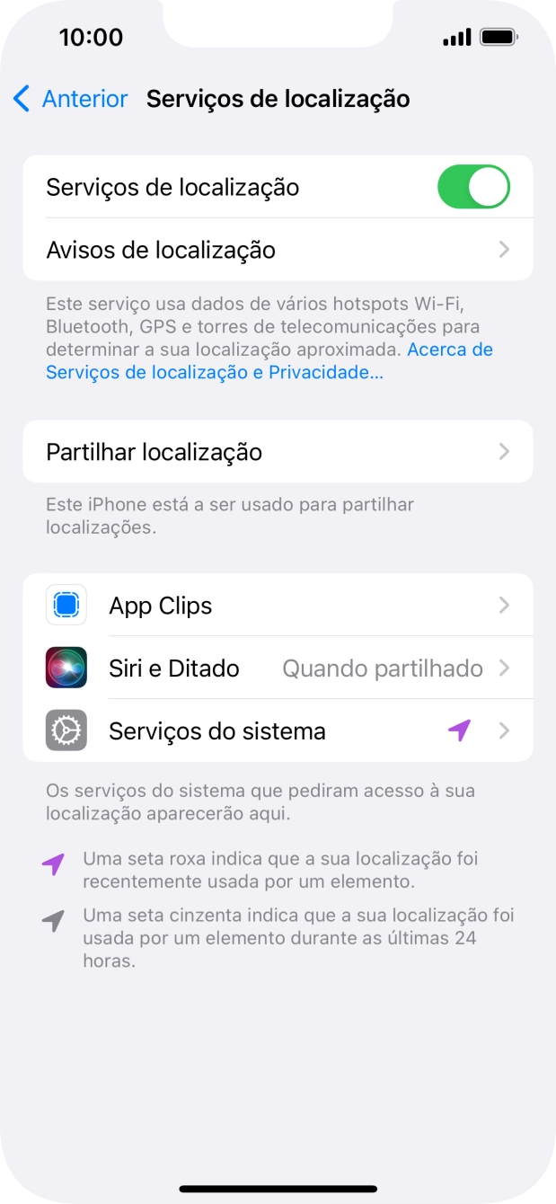 Prima a app pretendida.
