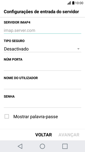 Prima o campo sob 