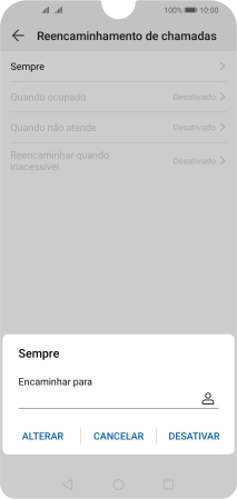 Prima DESATIVAR.