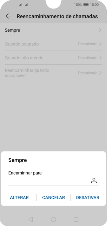 Prima DESATIVAR.