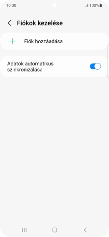 Válaszd a Fiók hozzáadása lehetőséget.