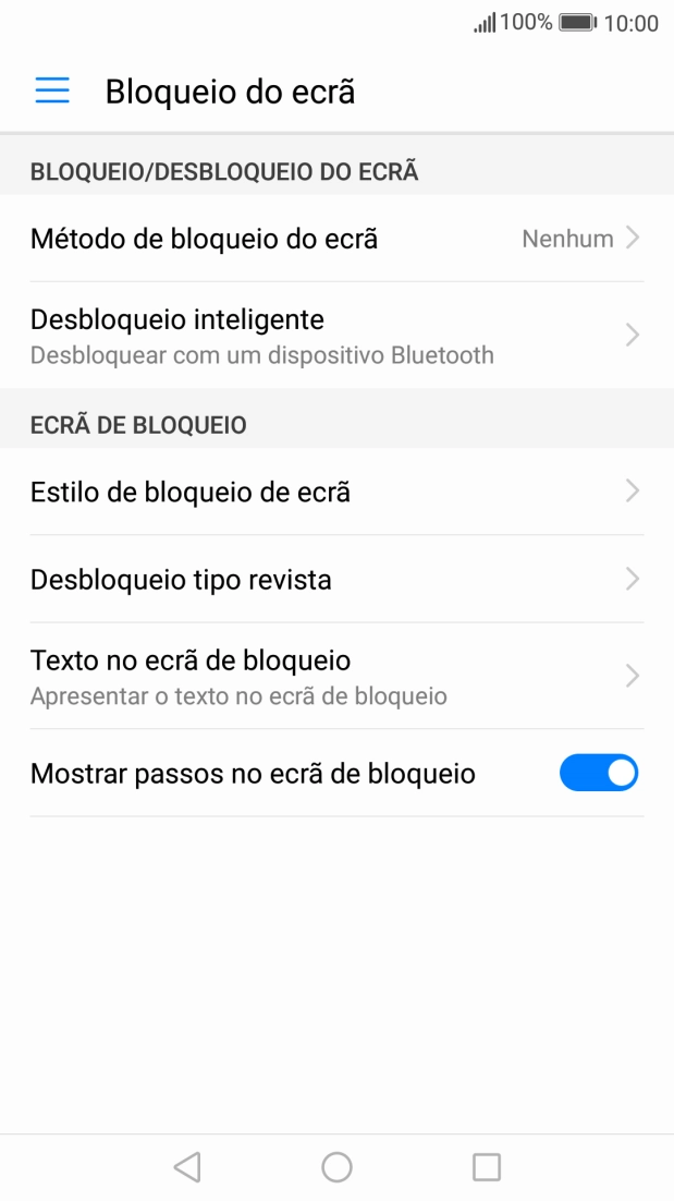 Prima a tecla de início para terminar e voltar ao ecrã inicial.