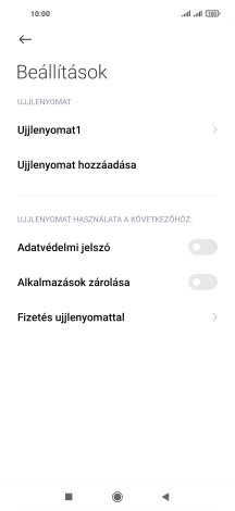 Kattints a kívánt beállítások melletti csúszkákra a funkciók be- vagy kikapcsolásához.