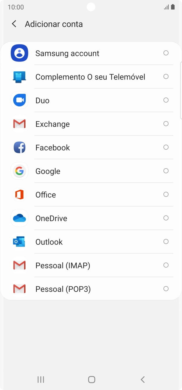 Prima Pessoal (IMAP).