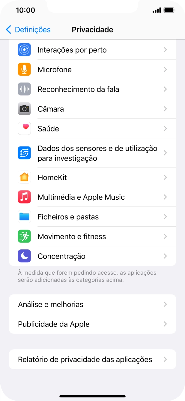 Prima Relatório de privacidade das aplicações.