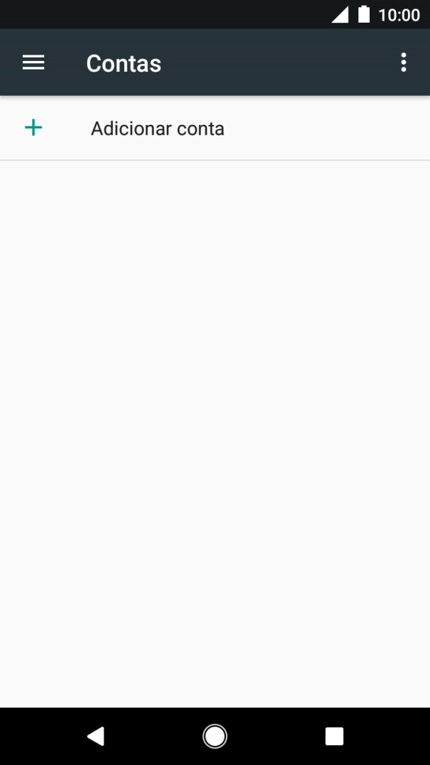 Prima Adicionar conta.