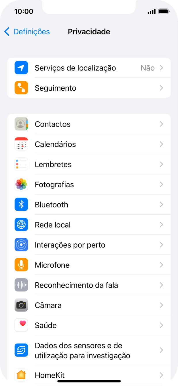 Prima Serviços de localização.