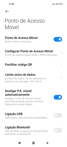 Prima a tecla de início para terminar e voltar ao ecrã inicial.