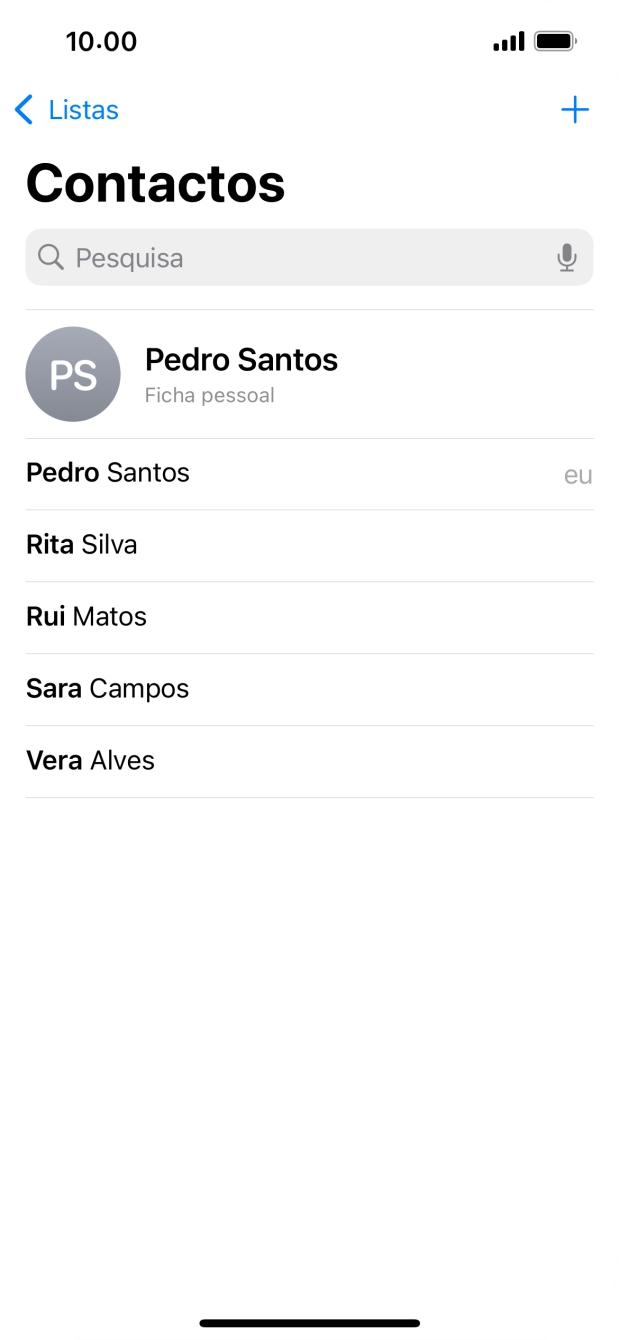 Prima Ficha pessoal.