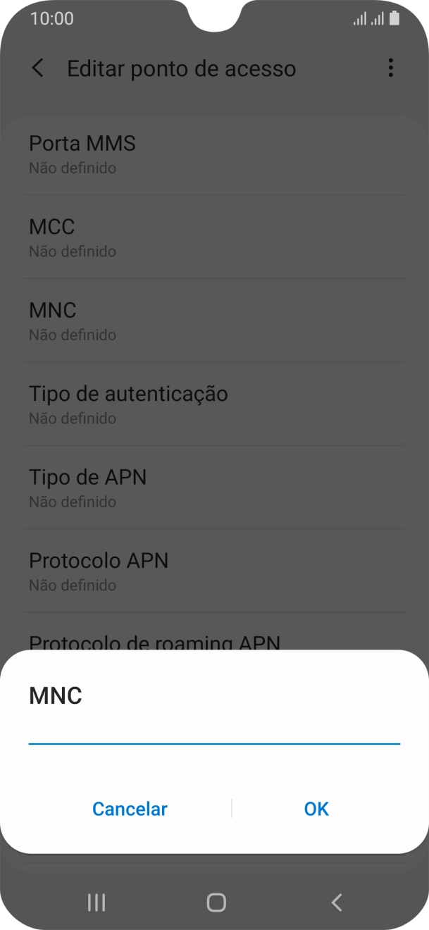 Introduza 01 e prima OK.