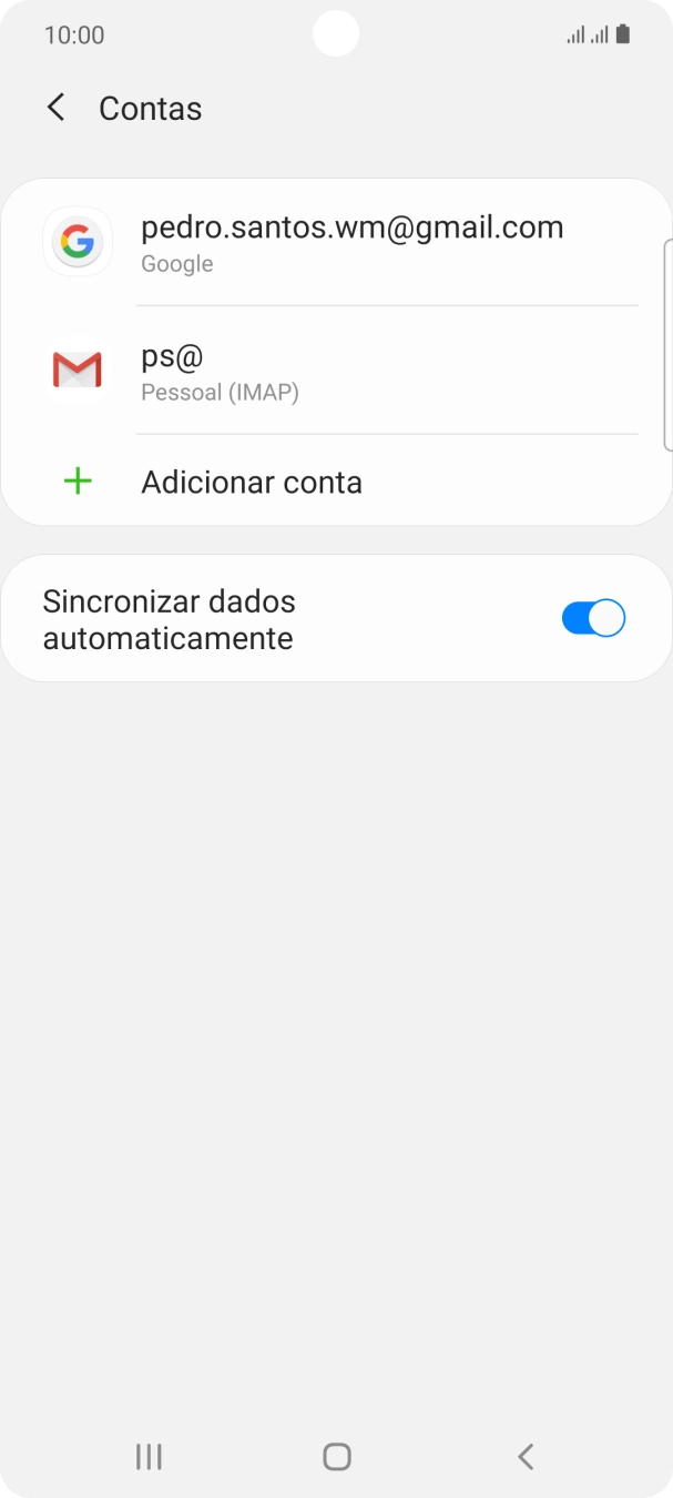 Prima a tecla de início para terminar e voltar ao ecrã inicial.