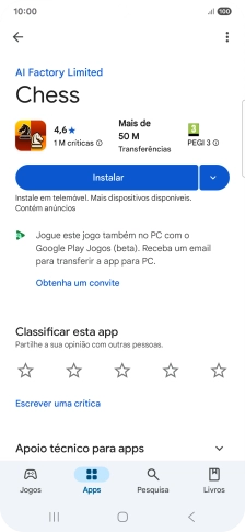 Prima a tecla de início para terminar e voltar ao ecrã inicial.