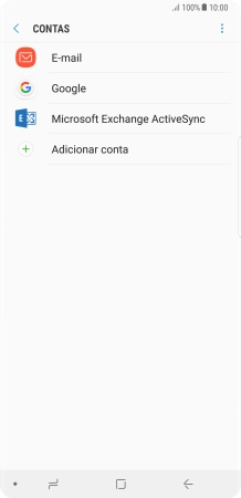 Prima o ícone de menu.