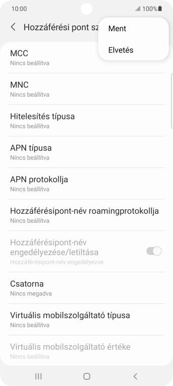 Válaszd a Ment lehetőséget.
