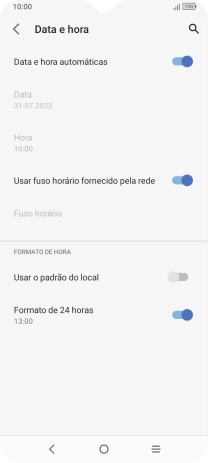 Prima a tecla de início para terminar e voltar ao ecrã inicial.