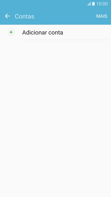 Prima Adicionar conta.