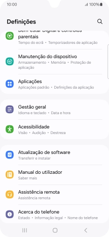 Prima Acerca do telefone.