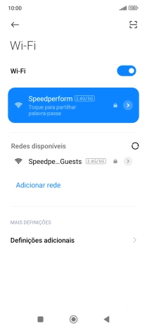 Prima a tecla de início para terminar e voltar ao ecrã inicial.