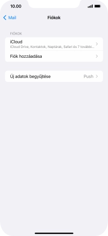 Válaszd a Fiók hozzáadása lehetőséget.