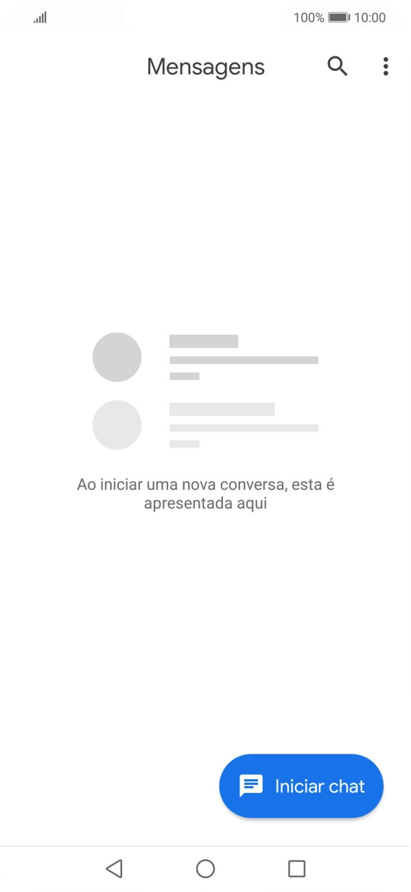 Prima Iniciar chat.
