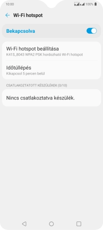 A befejezéshez, és ahhoz, hogy visszatérhess a főképernyőhöz, nyomd meg a főgombot.