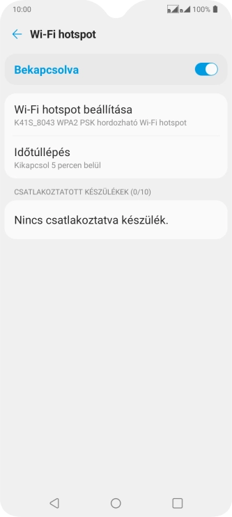 A befejezéshez, és ahhoz, hogy visszatérhess a főképernyőhöz, nyomd meg a főgombot.
