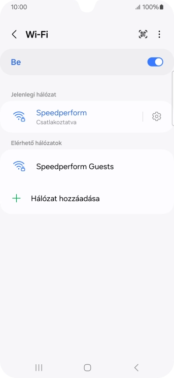 A befejezéshez, és ahhoz, hogy visszatérhess a főképernyőhöz, nyomd meg a főgombot.
