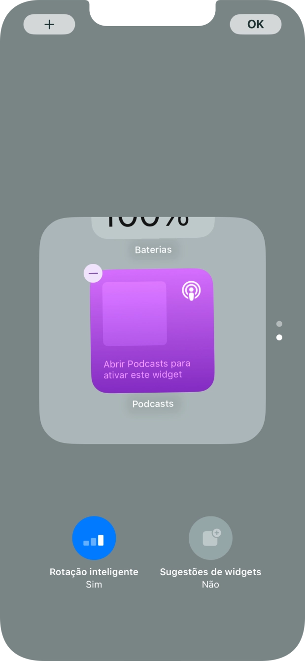 Prima Rotação inteligente para ativar ou desativar a função.